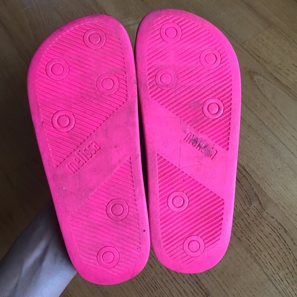 Mini Melissa Pink Llama Slides Girls Size 1 Sandals Cute summer alpaca clothes - Picture 6 of 10